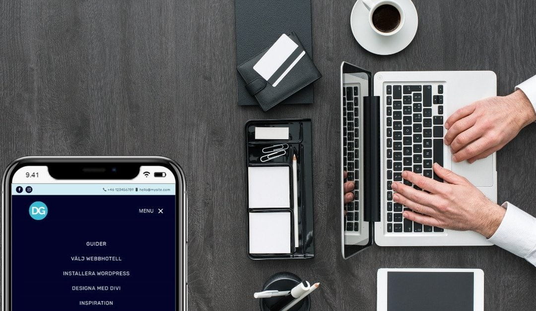 Sex tips för bättre mobilmeny i Divi + gratis layout för nedladdning