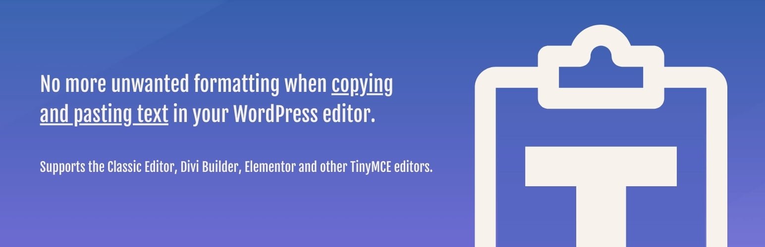 Paste as plain text by default plugin Paste as plain text by default plugin